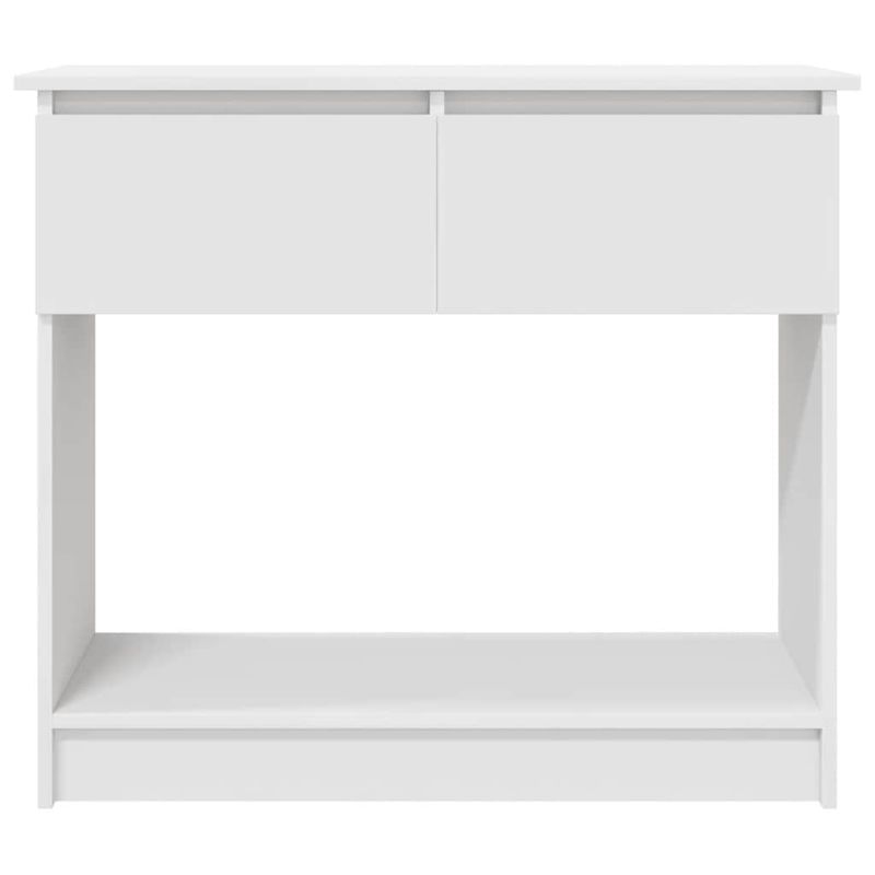Casa si Gradina - Mobilier - Comode si corpuri - Console - Consola cu sertare alb 85,5x38,5x74,5 cm - Infinity.ro
