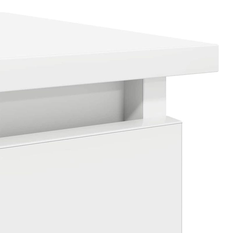 Casa si Gradina - Mobilier - Comode si corpuri - Console - Consola cu sertare alb 85,5x38,5x74,5 cm - Infinity.ro