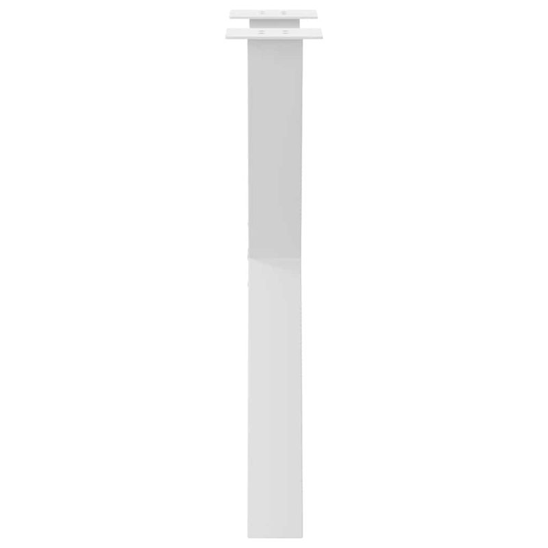 Casa si Gradina - Mobilier - Feronerie si accesorii mobila - Picioare pentru masa in forma de X, 2 buc alb 60x(72-73) cm otel, mărime 60x(72-73) cm (80 mm) - Infinity.ro