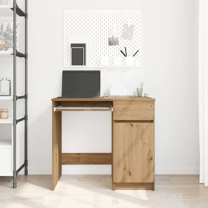 Casa si Gradina - Mobilier - Mese si birouri - Birouri - Birou Artisan Stejar 86x49x76 cm Lemn prelucrat - Infinity.ro
