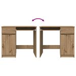 Casa si Gradina - Mobilier - Mese si birouri - Birouri - Birou Artisan Stejar 86x49x76 cm Lemn prelucrat - Infinity.ro