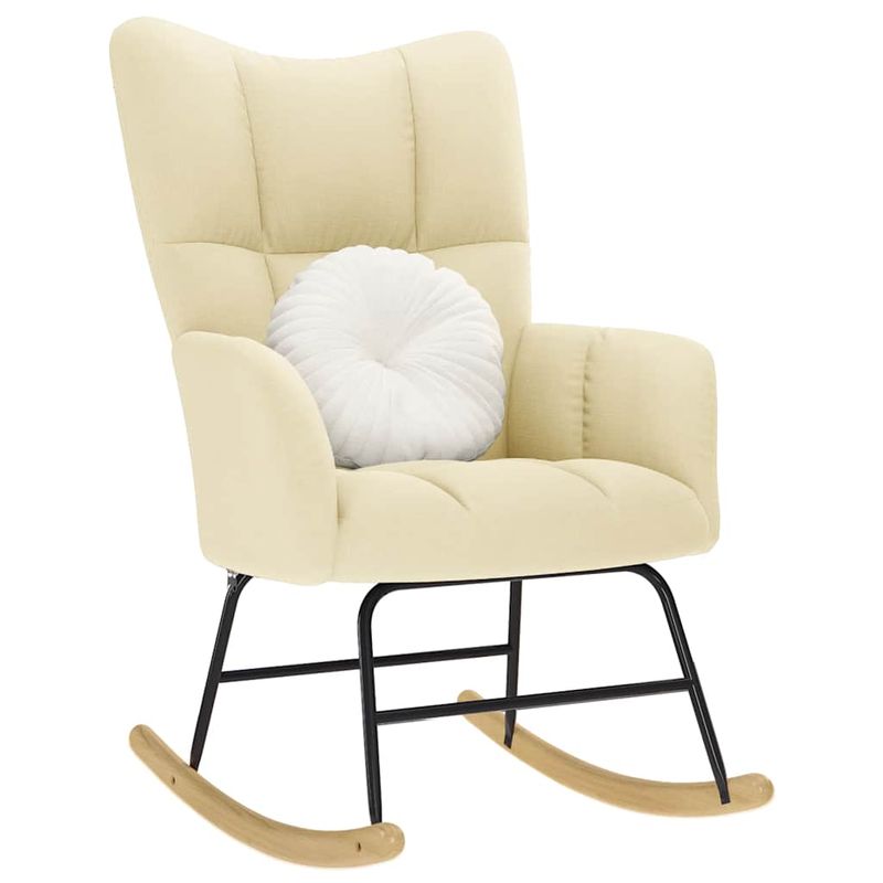 Casa si Gradina - Gradina si terasa - Balansoare si hamace - Balansoare - Scaun balansoar, crem, material textil - Infinity.ro