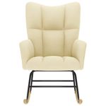 Casa si Gradina - Gradina si terasa - Balansoare si hamace - Balansoare - Scaun balansoar, crem, material textil - Infinity.ro