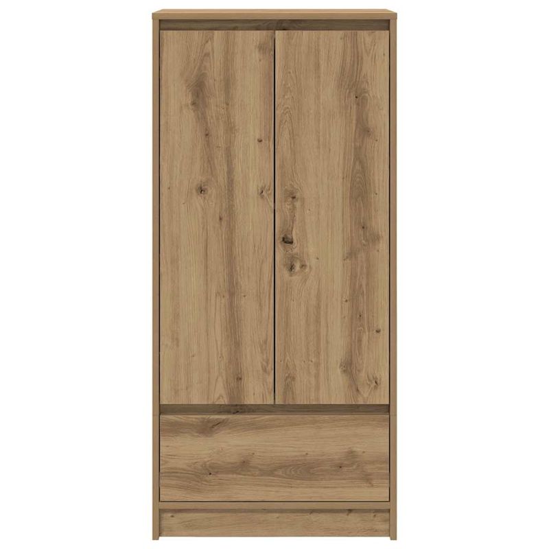 Casa si Gradina - Mobilier - Comode si corpuri - Comode - Dulap cu sertar Artisan Stejar 55,5x34x119,5 cm lemn prelucrat - Infinity.ro