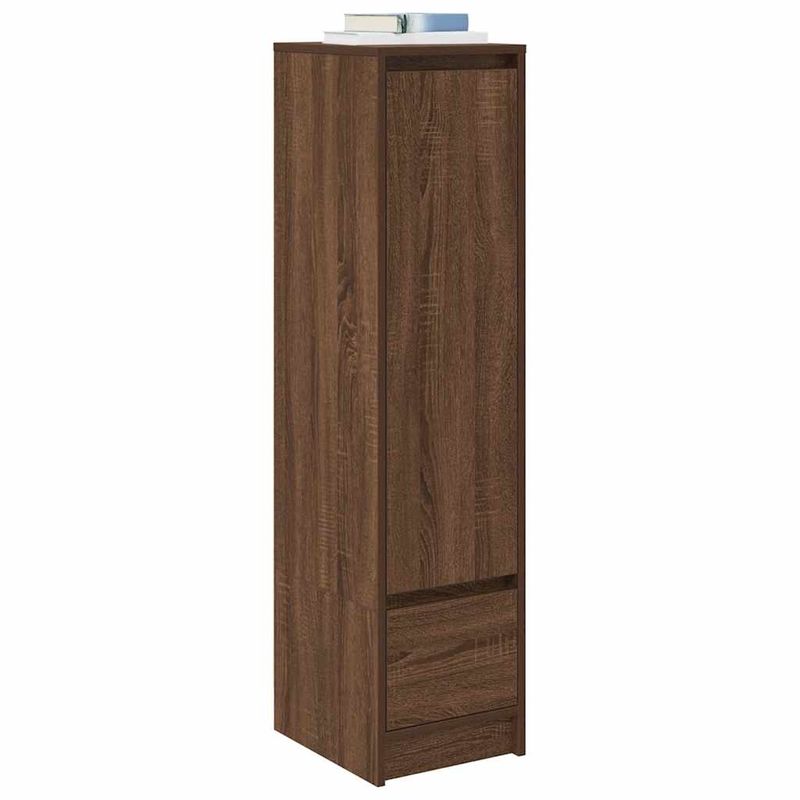 Casa si Gradina - Mobilier - Dulapuri si sifoniere - Dulapuri - Dulap Stejar maro 29,5x34x119,5 cm Lemn prelucrat - Infinity.ro