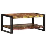 Casa si Gradina - Mobilier - Mese si birouri - Masute de cafea - Masuta de cafea multicolora 90x50x38 cm lemn masiv recuperat - Infinity.ro