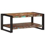 Casa si Gradina - Mobilier - Mese si birouri - Masute de cafea - Masuta de cafea multicolora 90x50x38 cm lemn masiv recuperat - Infinity.ro