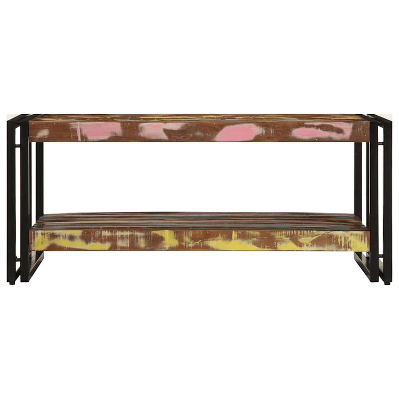 Casa si Gradina - Mobilier - Mese si birouri - Masute de cafea - Masuta de cafea multicolora 90x50x38 cm lemn masiv recuperat - Infinity.ro