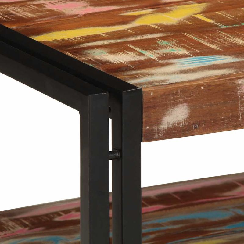 Casa si Gradina - Mobilier - Mese si birouri - Masute de cafea - Masuta de cafea multicolora 90x50x38 cm lemn masiv recuperat - Infinity.ro