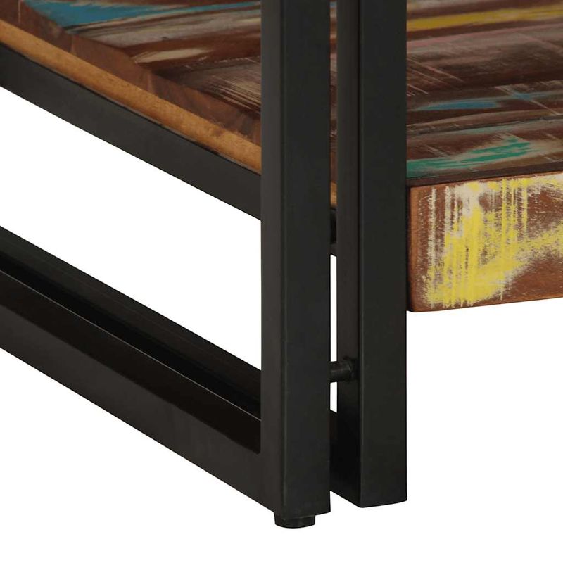 Casa si Gradina - Mobilier - Mese si birouri - Masute de cafea - Masuta de cafea multicolora 90x50x38 cm lemn masiv recuperat - Infinity.ro