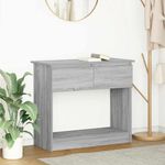 Casa si Gradina - Mobilier - Comode si corpuri - Console - Consola cu sertare Gri Sonoma 85,5x38,5x74,5 cm - Infinity.ro