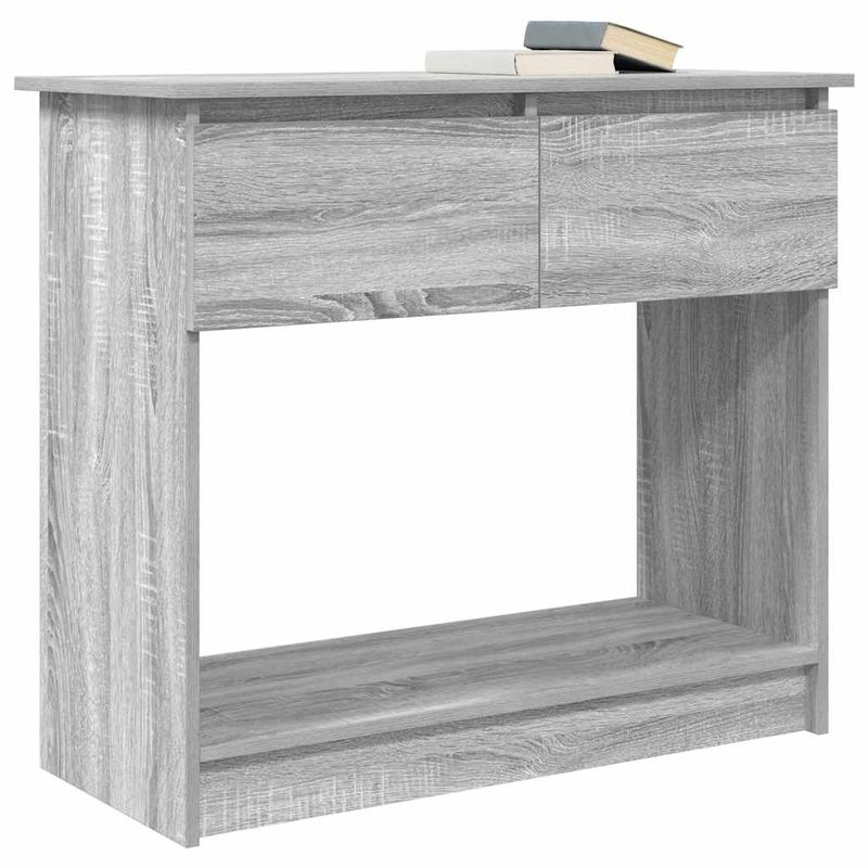Casa si Gradina - Mobilier - Comode si corpuri - Console - Consola cu sertare Gri Sonoma 85,5x38,5x74,5 cm - Infinity.ro