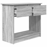 Casa si Gradina - Mobilier - Comode si corpuri - Console - Consola cu sertare Gri Sonoma 85,5x38,5x74,5 cm - Infinity.ro