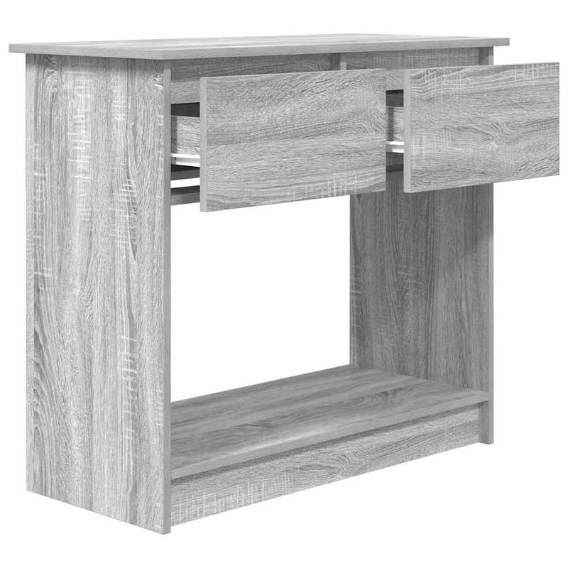 Casa si Gradina - Mobilier - Comode si corpuri - Console - Consola cu sertare Gri Sonoma 85,5x38,5x74,5 cm - Infinity.ro