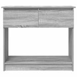 Casa si Gradina - Mobilier - Comode si corpuri - Console - Consola cu sertare Gri Sonoma 85,5x38,5x74,5 cm - Infinity.ro