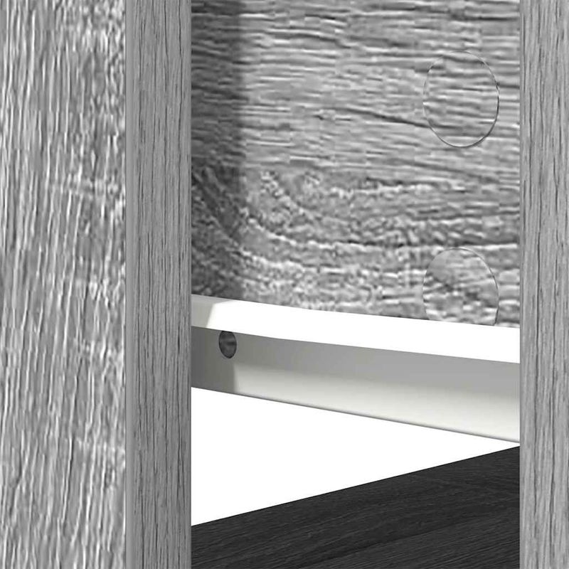 Casa si Gradina - Mobilier - Comode si corpuri - Console - Consola cu sertare Gri Sonoma 85,5x38,5x74,5 cm - Infinity.ro