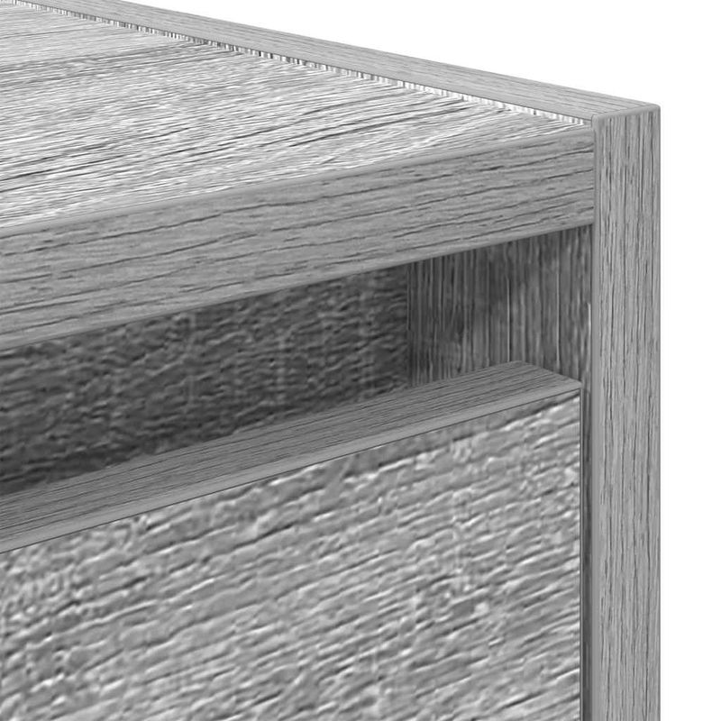 Casa si Gradina - Mobilier - Comode si corpuri - Noptiere - Noptiere montate pe perete 2 buc Gri Sonoma 38x34x40 cm - Infinity.ro