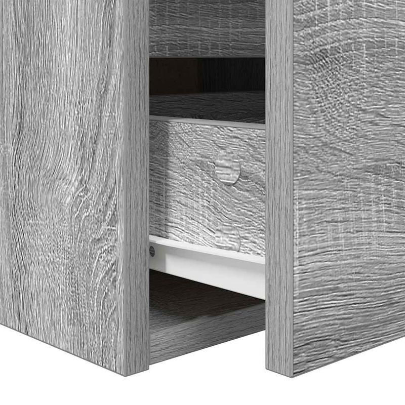 Casa si Gradina - Mobilier - Comode si corpuri - Noptiere - Noptiere montate pe perete 2 buc Gri Sonoma 38x34x40 cm - Infinity.ro