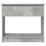 Casa si Gradina - Mobilier - Comode si corpuri - Console - Consola cu sertare Gri beton 85,5x38,5x74,5 cm - Infinity.ro