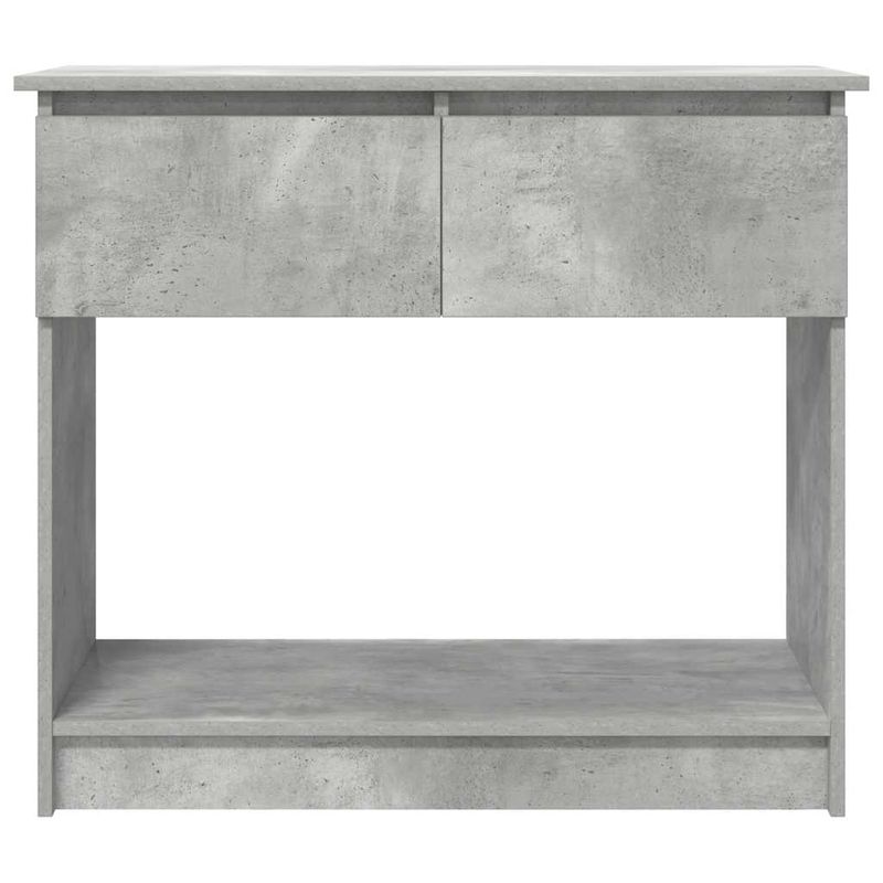 Casa si Gradina - Mobilier - Comode si corpuri - Console - Consola cu sertare Gri beton 85,5x38,5x74,5 cm - Infinity.ro