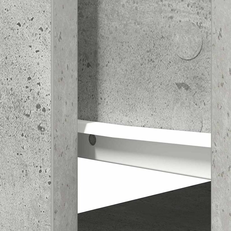 Casa si Gradina - Mobilier - Comode si corpuri - Console - Consola cu sertare Gri beton 85,5x38,5x74,5 cm - Infinity.ro