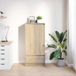 Casa si Gradina - Mobilier - Comode si corpuri - Comode - Dulap cu sertar Stejar Sonoma 55,5x34x119,5 cm Lemn prelucrat - Infinity.ro