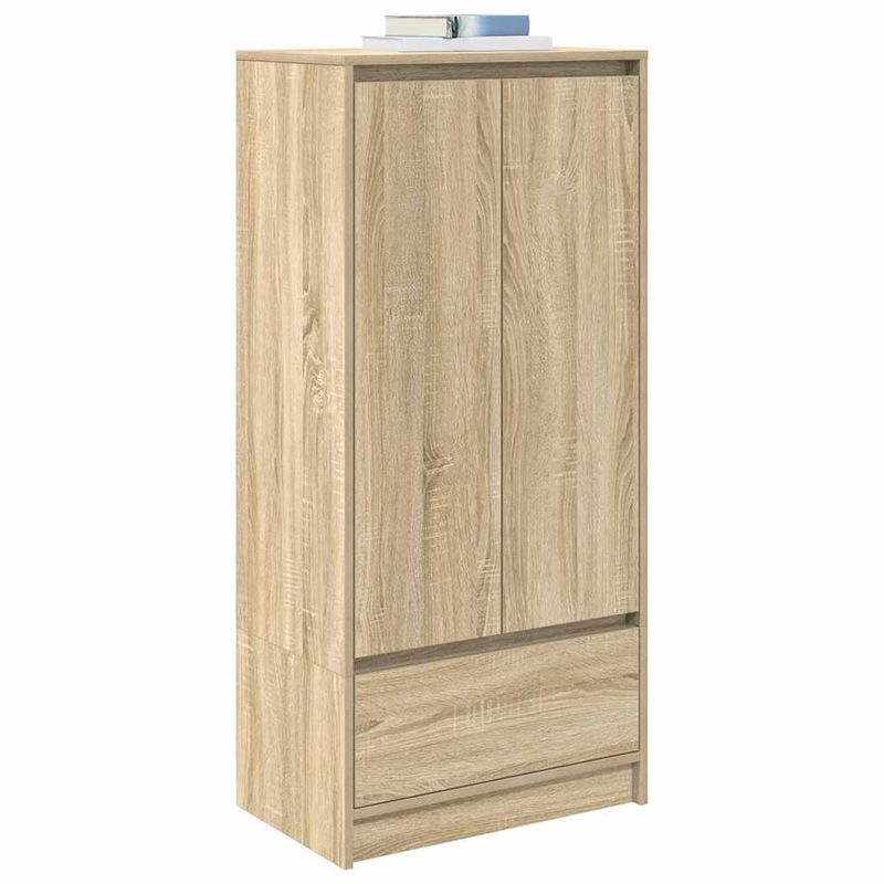 Casa si Gradina - Mobilier - Comode si corpuri - Comode - Dulap cu sertar Stejar Sonoma 55,5x34x119,5 cm Lemn prelucrat - Infinity.ro