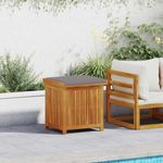 Casa si Gradina - Gradina si terasa - Mobilier exterior - Dulapuri si lazi depozitare exterior - Cutie de perne de exterior 60x50x61 cm din lemn masiv de salcam, gri închis - Infinity.ro