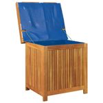 Casa si Gradina - Gradina si terasa - Mobilier exterior - Dulapuri si lazi depozitare exterior - Cutie de perne de exterior 60x50x61 cm din lemn masiv de salcam, gri închis - Infinity.ro
