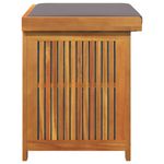 Casa si Gradina - Gradina si terasa - Mobilier exterior - Dulapuri si lazi depozitare exterior - Cutie de perne de exterior 60x50x61 cm din lemn masiv de salcam, gri închis - Infinity.ro