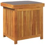 Casa si Gradina - Gradina si terasa - Mobilier exterior - Dulapuri si lazi depozitare exterior - Cutie de perne de exterior 60x50x61 cm din lemn masiv de salcam, gri închis - Infinity.ro