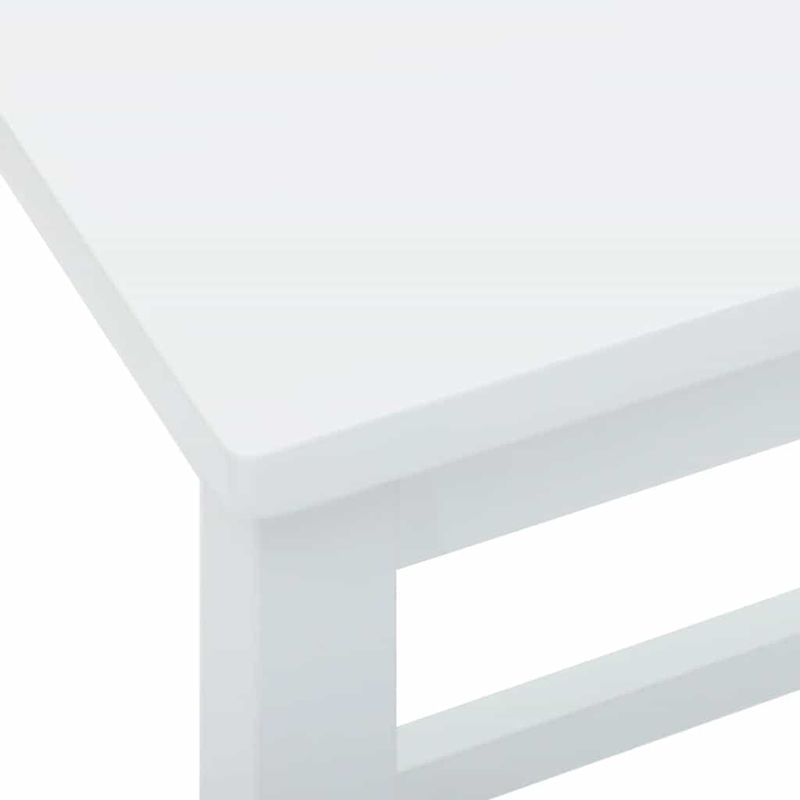 Casa si Gradina - Mobilier - Scaune si fotolii - Scaune - Scaune de bar 2 buc Cauciuc din lemn masiv alb - Infinity.ro