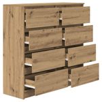 Casa si Gradina - Mobilier - Comode si corpuri - Comode - Bufeta Stejar Artisan 100x35x99 cm Lemn prelucrat - Infinity.ro