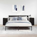 Casa si Gradina - Mobilier - Comode si corpuri - Noptiere - Noptiere cu 3 sertare 2 buc Negru 39x35x65 cm - Infinity.ro