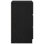 Casa si Gradina - Mobilier - Comode si corpuri - Noptiere - Noptiere cu 3 sertare 2 buc Negru 39x35x65 cm - Infinity.ro