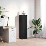 Casa si Gradina - Mobilier - Dulapuri si sifoniere - Dulapuri - Dulap Stejar negru 29,5x34x119,5 cm Lemn prelucrat - Infinity.ro
