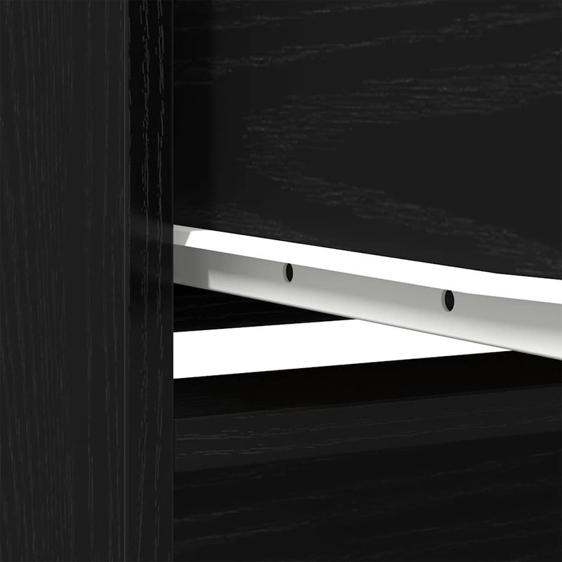 Casa si Gradina - Mobilier - Dulapuri si sifoniere - Dulapuri - Dulap Stejar negru 29,5x34x119,5 cm Lemn prelucrat - Infinity.ro