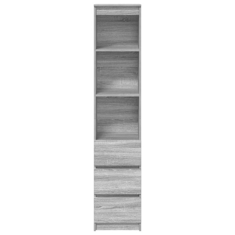 Casa si Gradina - Mobilier - Comode si corpuri - Comode - Dulapuri gri Sonoma 37,5x35x180 cm Lemn prelucrat - Infinity.ro