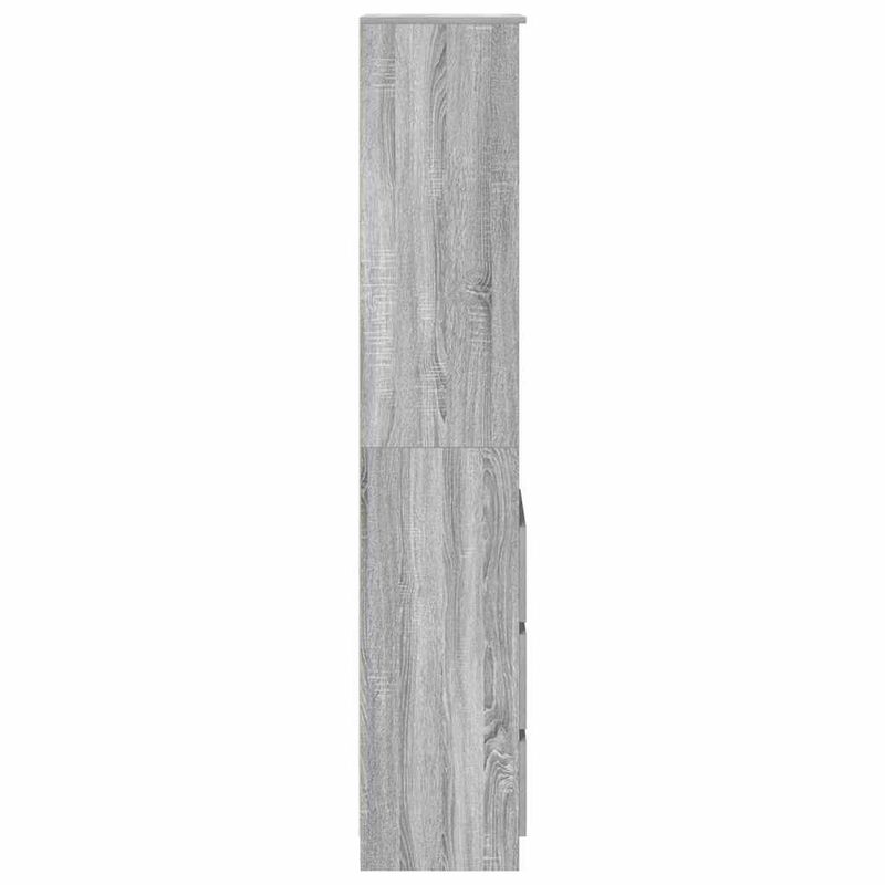 Casa si Gradina - Mobilier - Comode si corpuri - Comode - Dulapuri gri Sonoma 37,5x35x180 cm Lemn prelucrat - Infinity.ro