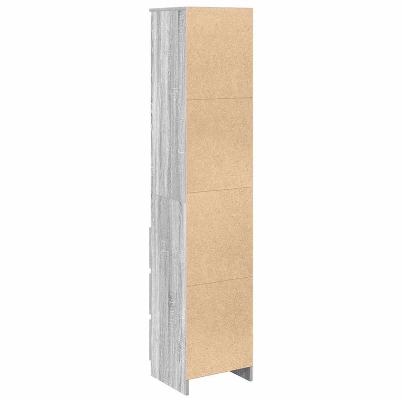 Casa si Gradina - Mobilier - Comode si corpuri - Comode - Dulapuri gri Sonoma 37,5x35x180 cm Lemn prelucrat - Infinity.ro
