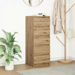 Casa si Gradina - Mobilier - Comode si corpuri - Comode - Bufeta cu sertare Stejar Artisan 37,5x35x99 cm Lemn prelucrat - Infinity.ro