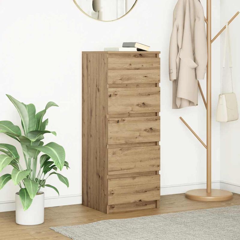 Casa si Gradina - Mobilier - Comode si corpuri - Comode - Bufeta cu sertare Stejar Artisan 37,5x35x99 cm Lemn prelucrat - Infinity.ro