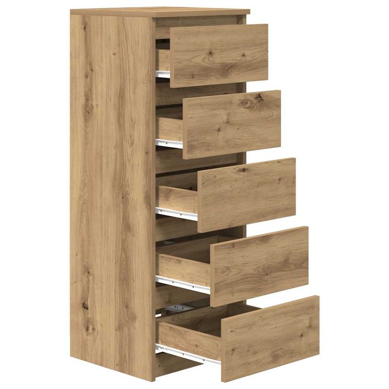 Casa si Gradina - Mobilier - Comode si corpuri - Comode - Bufeta cu sertare Stejar Artisan 37,5x35x99 cm Lemn prelucrat - Infinity.ro
