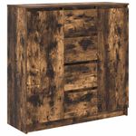 Casa si Gradina - Mobilier - Comode si corpuri - Comode - Bufeta cu sertare Stejar afumat 100,5x35x98,5 cm Lemn prelucrat - Infinity.ro