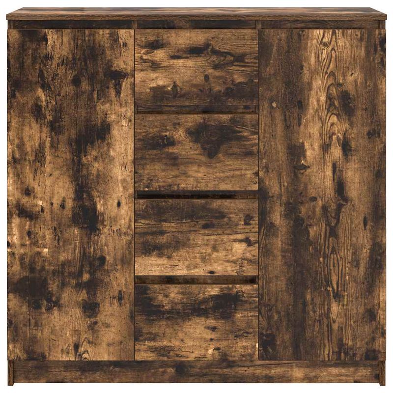 Casa si Gradina - Mobilier - Comode si corpuri - Comode - Bufeta cu sertare Stejar afumat 100,5x35x98,5 cm Lemn prelucrat - Infinity.ro