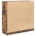 Casa si Gradina - Mobilier - Comode si corpuri - Comode - Bufeta cu sertare Stejar afumat 100,5x35x98,5 cm Lemn prelucrat - Infinity.ro