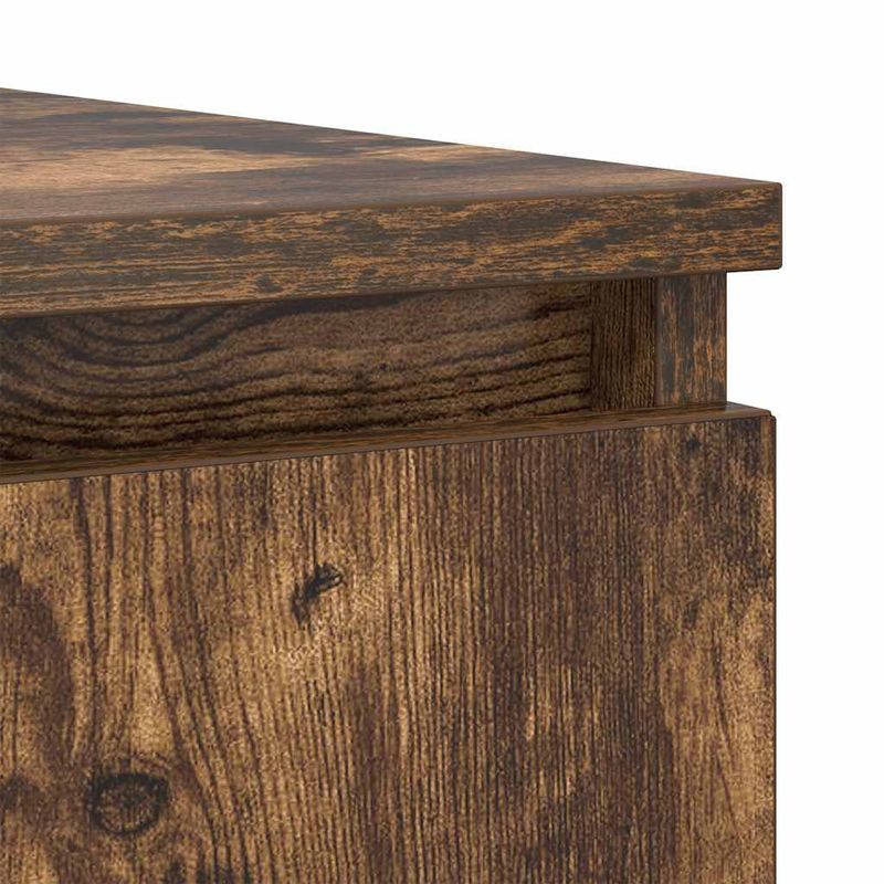 Casa si Gradina - Mobilier - Comode si corpuri - Comode - Bufeta cu sertare Stejar afumat 100,5x35x98,5 cm Lemn prelucrat - Infinity.ro