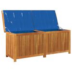 Casa si Gradina - Gradina si terasa - Mobilier exterior - Dulapuri si lazi depozitare exterior - Cutie de perne de exterior 150x50x60,5 cm lemn masiv de salcam, gri închis - Infinity.ro