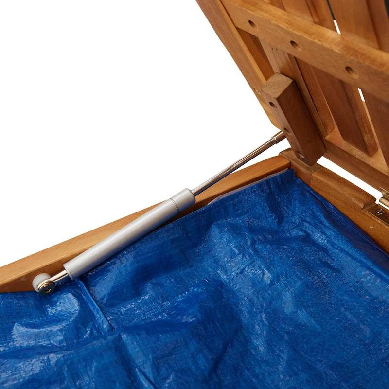 Casa si Gradina - Gradina si terasa - Mobilier exterior - Dulapuri si lazi depozitare exterior - Cutie de perne de exterior 150x50x60,5 cm lemn masiv de salcam, gri închis - Infinity.ro