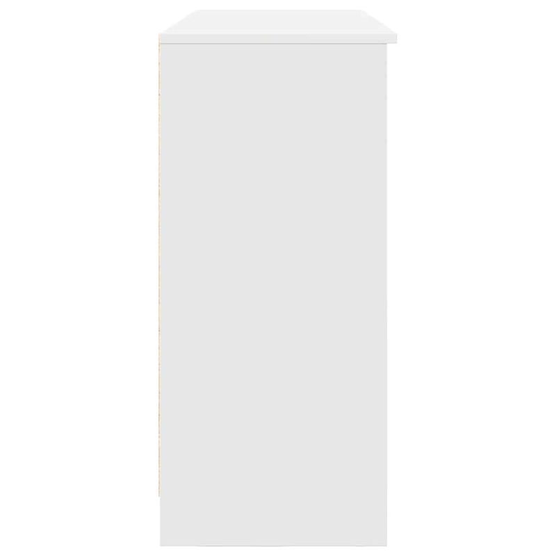 Casa si Gradina - Mobilier - Comode si corpuri - Comode - Bufeta cu sertar alb 101x35x76 cm din lemn prelucrat - Infinity.ro